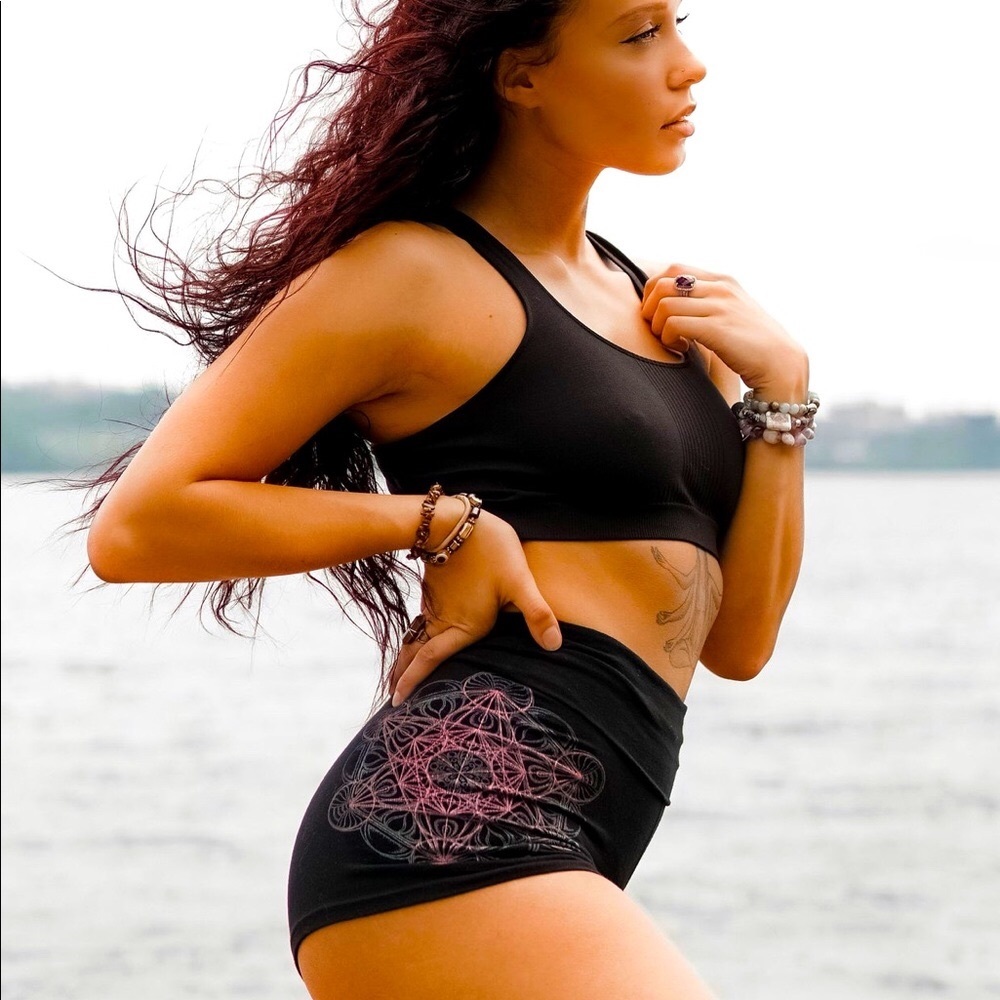 UriahClearLight Metatron’s cube shorts